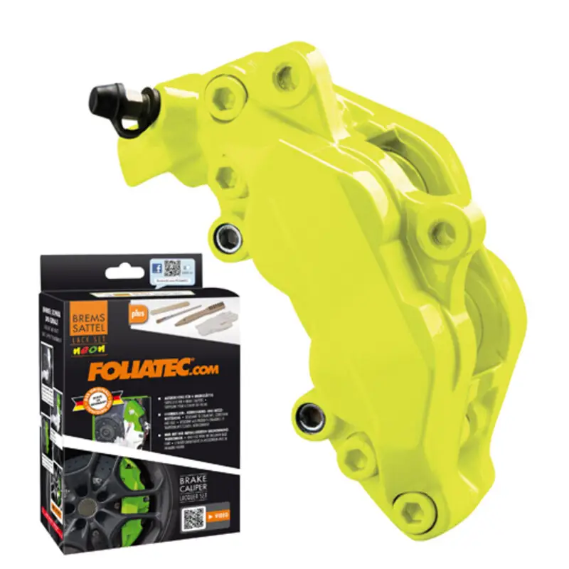 Peinture Foliatec Jaune Fluo pour Etriers de Frein Haute Qualité
