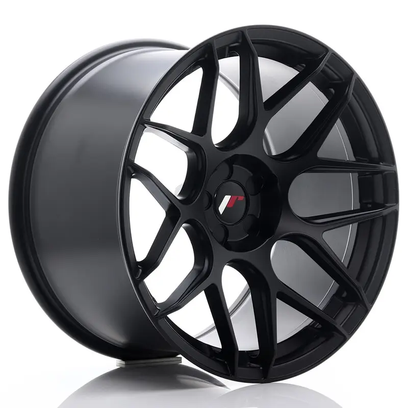 Japan Racing JR-18 Extreme Concave 19x11" (5 trous - sur mesure) ET15, Noir Mat / Satiné Offre Limitée