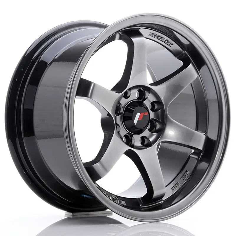 Meilleur Prix Japan Racing JR-3 15x8" 4x100/108 ET25, Hyper Black