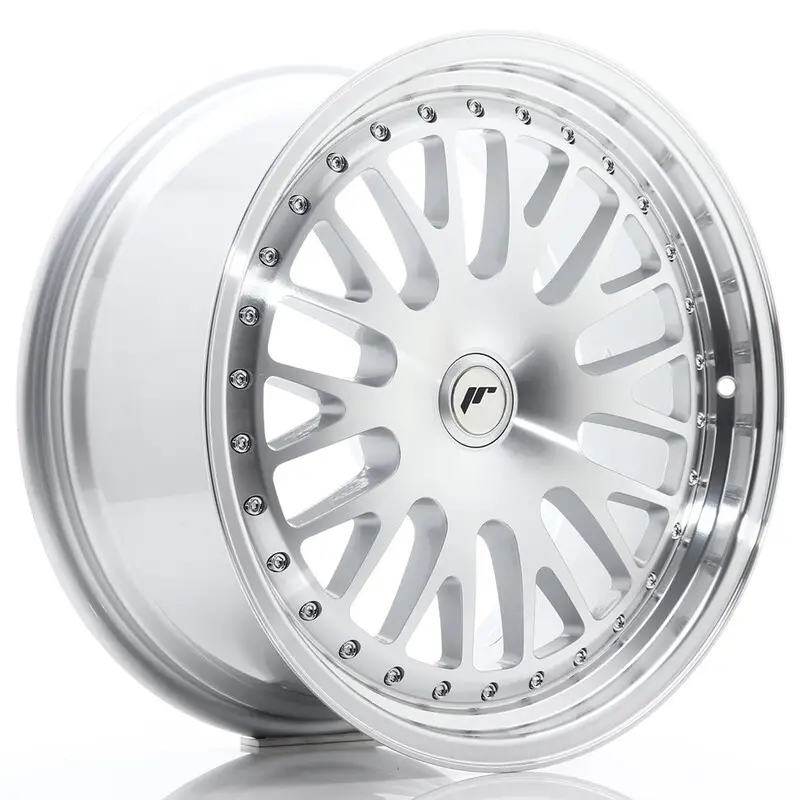 Vente Flash Japan Racing JR-10 18x8.5" (4 & 5 trous - sur mesure) ET20-45, Gris Argenté / Poli