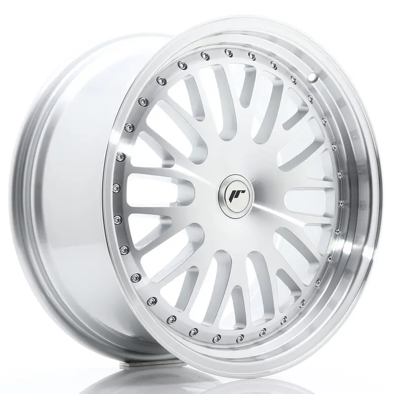 Japan Racing JR-10 19x8.5" (4 & 5 trous - sur mesure) ET20-35, Gris Argenté / Poli Petit Prix