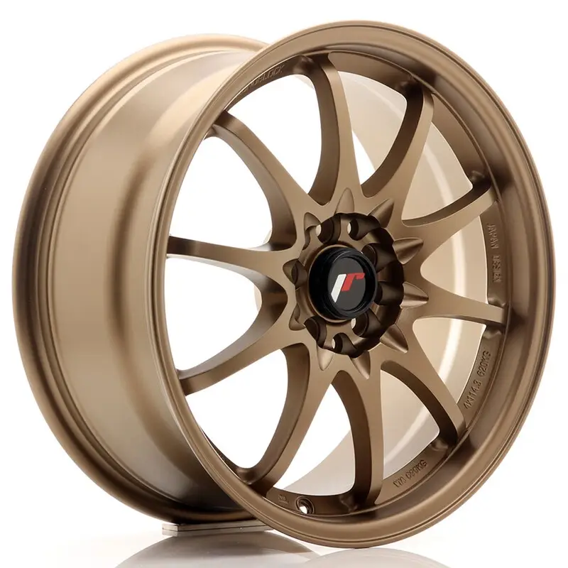 Japan Racing JR-5 17x7.5" 5x100/114.3 ET35, Bronze Anodisé Commander Vite