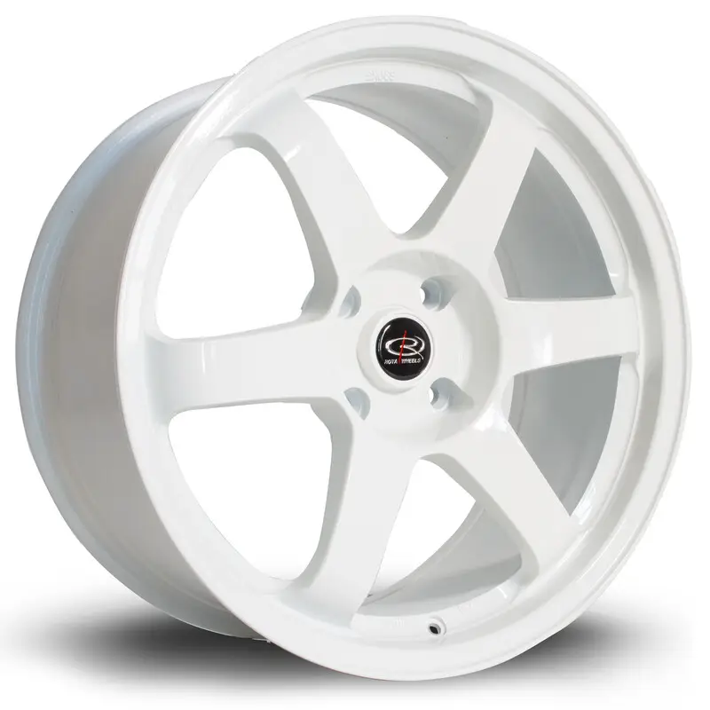 Rota Grid 18x8.5" 5x114.3 ET30, Blanc Offre Limitée