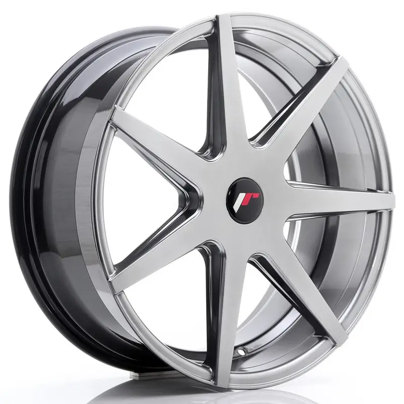 Japan Racing JR-20 20x8.5" (5 trous - sur mesure) ET20-40, Hyper Black Quantité Limitée