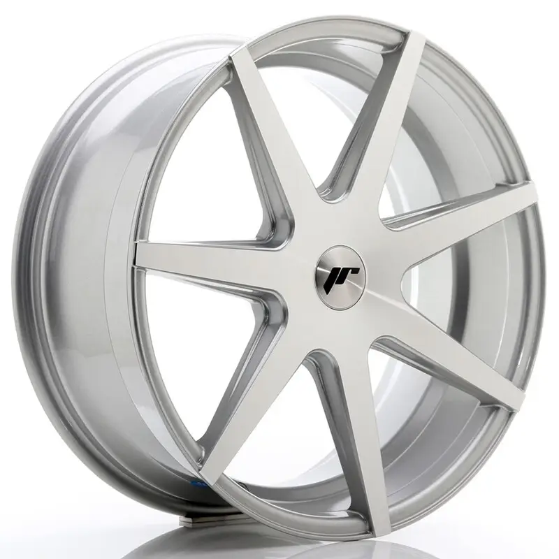Populaire Japan Racing JR-20 20x8.5" (5 trous - sur mesure) ET20-40, Gris Argenté / Poli