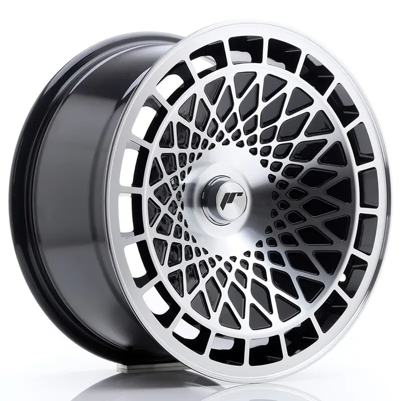 Meilleure Vente Japan Racing JR-14 17x8.5" (4 & 5 trous - sur mesure) ET15, Noir / Brillant