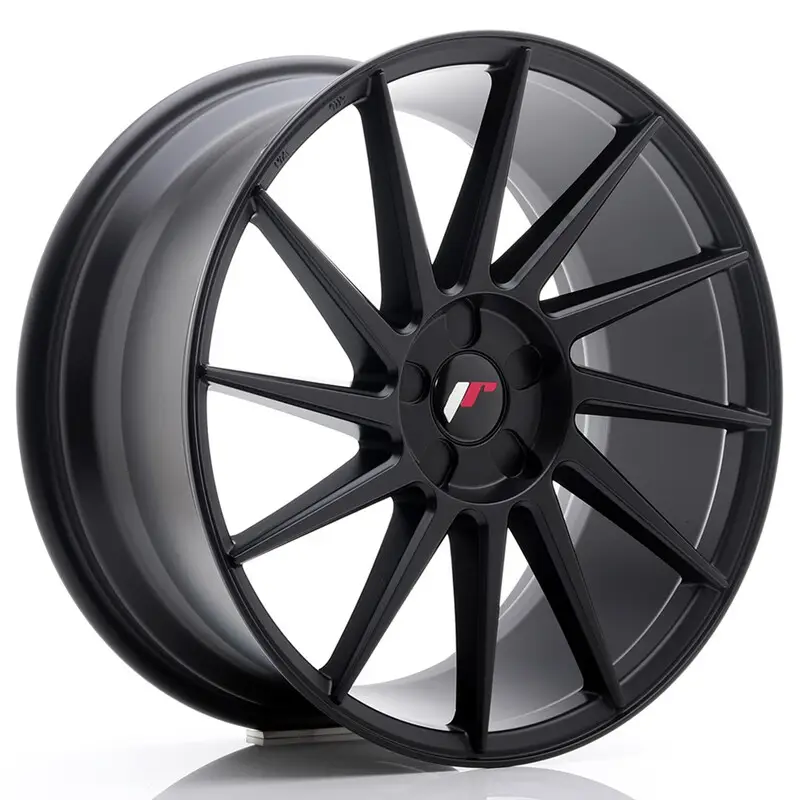 Japan Racing JR-22 19x8.5" (5 trous - sur mesure) ET35-40, Noir Mat / Satiné Soldes