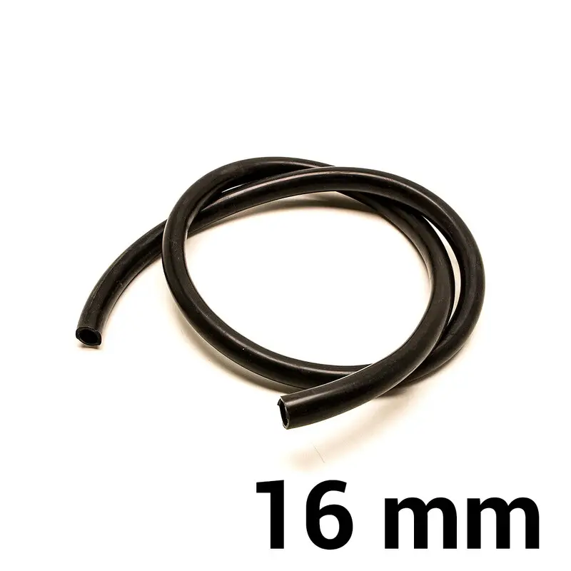 Nouvelle Collection Durite Silicone Ø16 mm - Noire (au mètre)