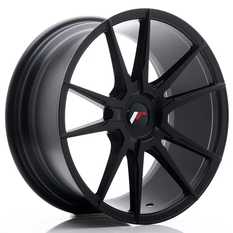 Japan Racing JR-21 18x8.5" (4 & 5 trous - sur mesure) ET20-30, Noir Mat / Satiné Certifié