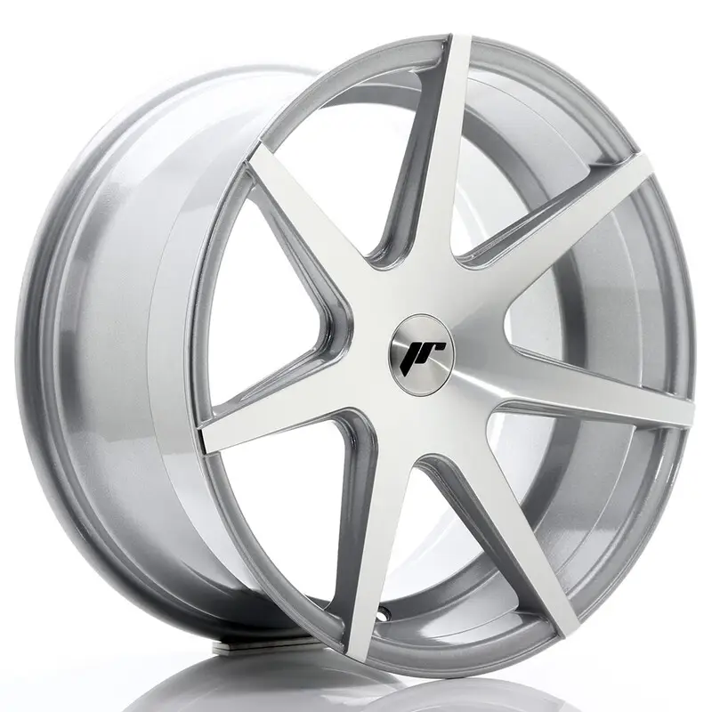 Produit De Marque Japan Racing JR-20 Extreme Concave 19x9.5" (4 & 5 trous - sur mesure) ET20-40, Gris Argenté / Poli