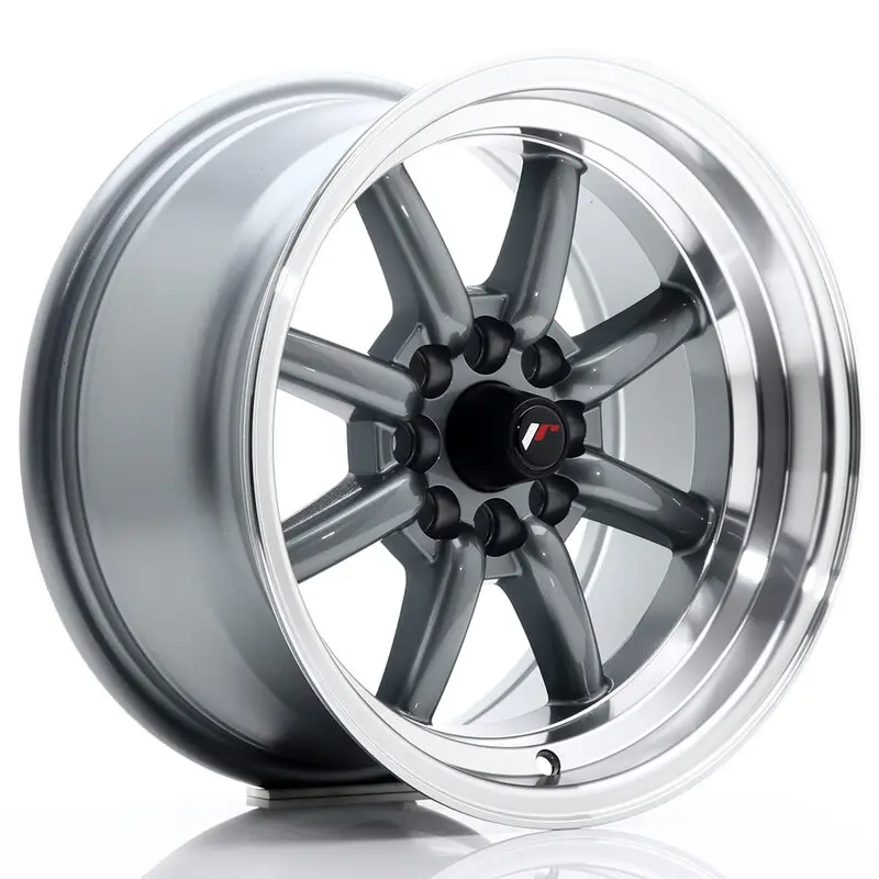 Japan Racing JR-19 15x8" 4x100/114.3 ET0, Gunmetal Livraison Express
