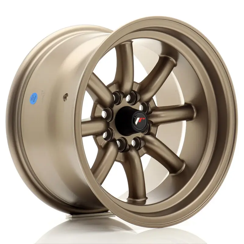 Seulement Aujourd’hui Japan Racing JR-19 15x9" 4x100/114.3 ET-13, Bronze
