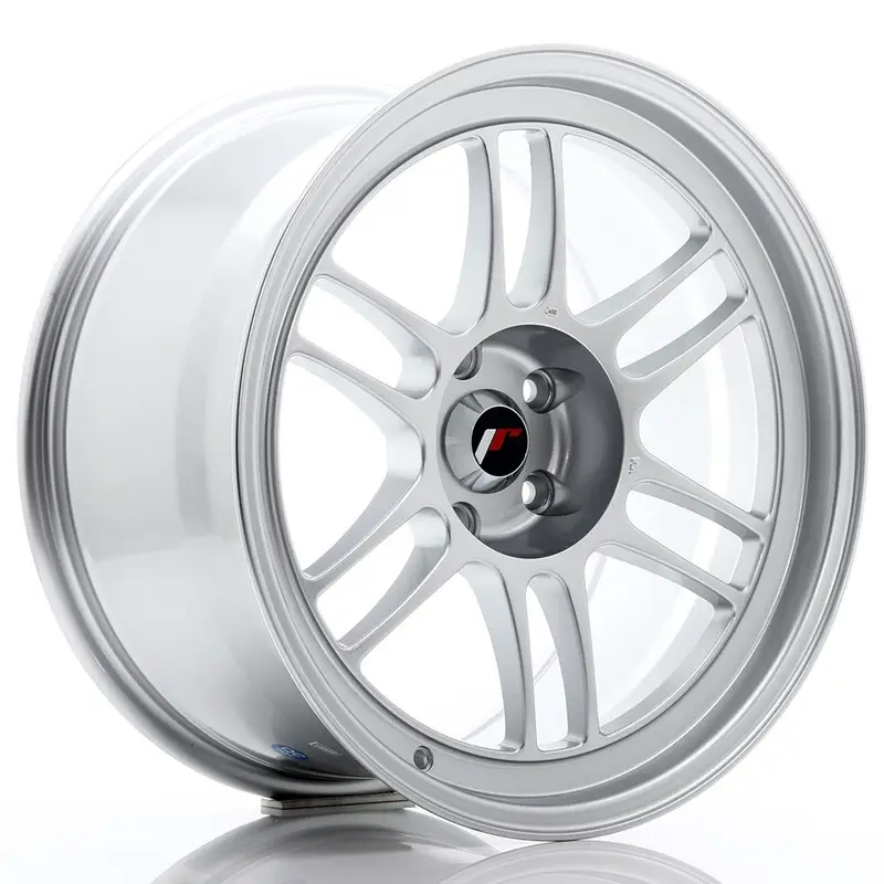 Promotion Saisonnière Japan Racing JR-7 18x9.5" 5x114.3 ET15, Gris Argenté / Poli