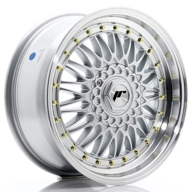 Livraison Gratuite Japan Racing JR-9 17x7.5" 5x114.3/120 ET25, Gris Argenté / Poli