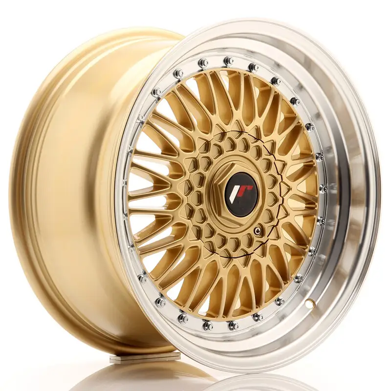 Bon Plan Japan Racing JR-9 17x8.5" (4 & 5 trous - sur mesure) ET20-35, Or / Doré