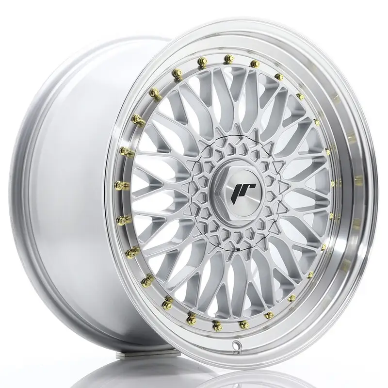 Achat Immédiat Japan Racing JR-9 19x9.5" (4 & 5 trous - sur mesure) ET35, Gris Argenté / Poli