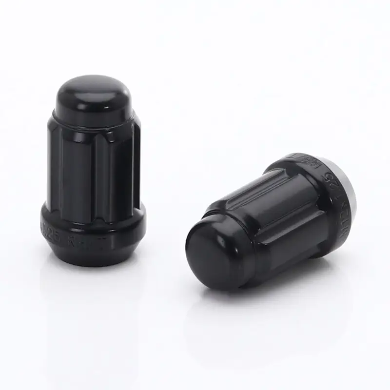 Ecrous JN2 Noirs en Acier Forgé M12x1.25 (Pack de 20) Bon Marché