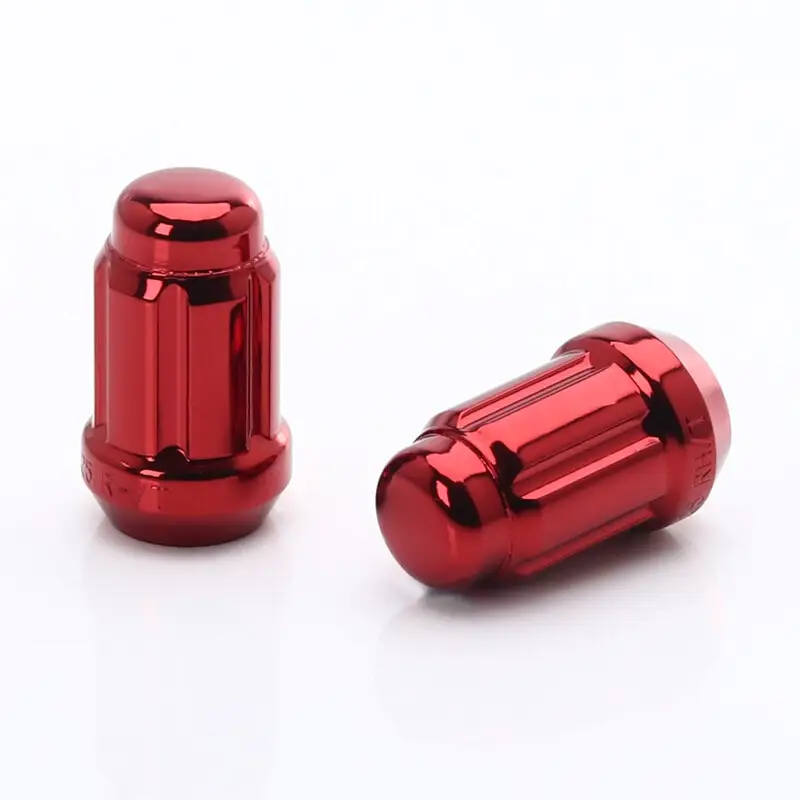 Ecrous JN2 Rouges en Acier Forgé M12x1.5 (Pack de 20) Réduction