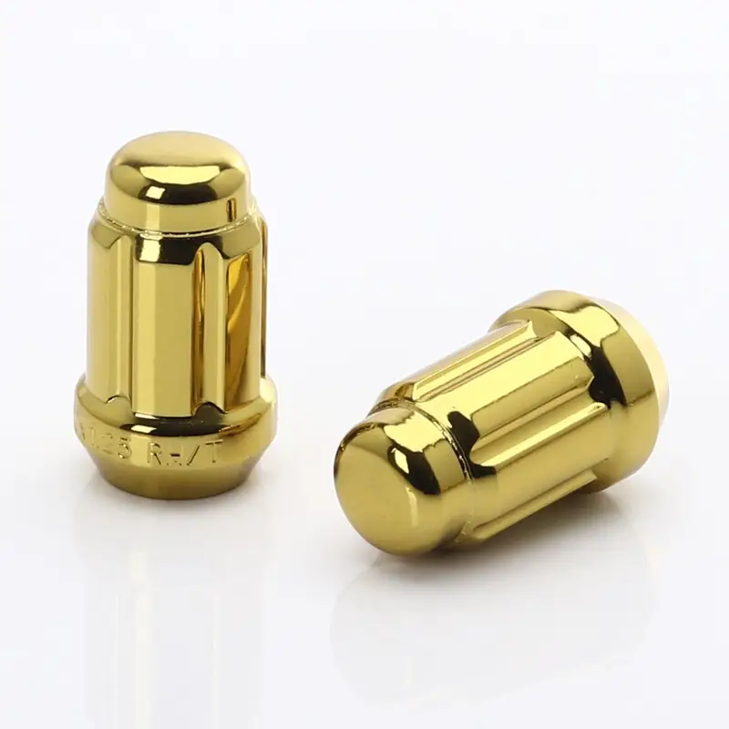Ecrous JN2 Dorés en Acier Forgé M12x1.5 (Pack de 20) Prix Réduit