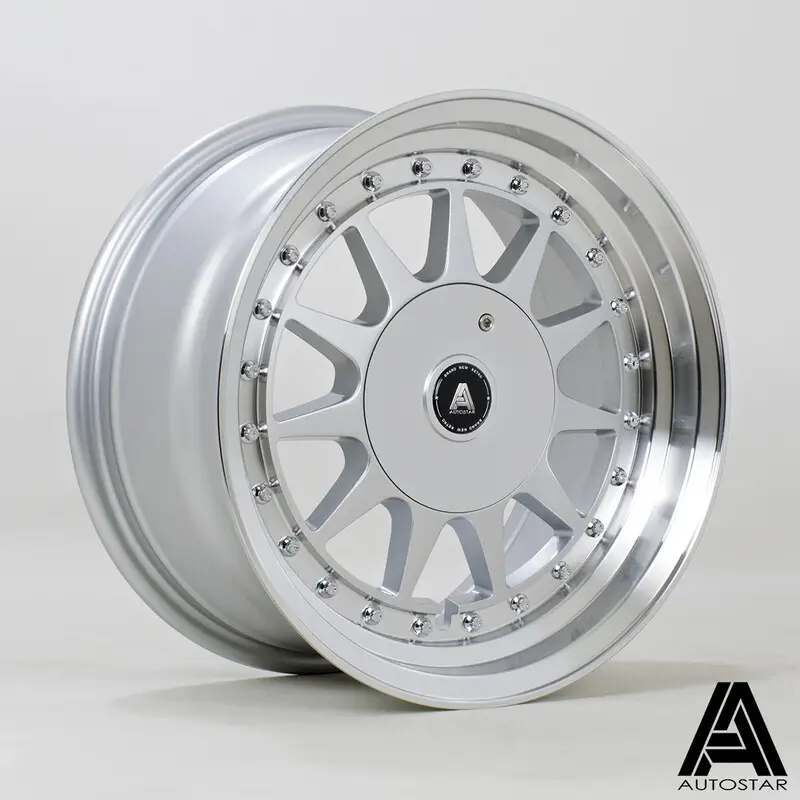 Autostar Raider 15x7.5" 4x100/108 ET20, Gris Argenté Vente Directe