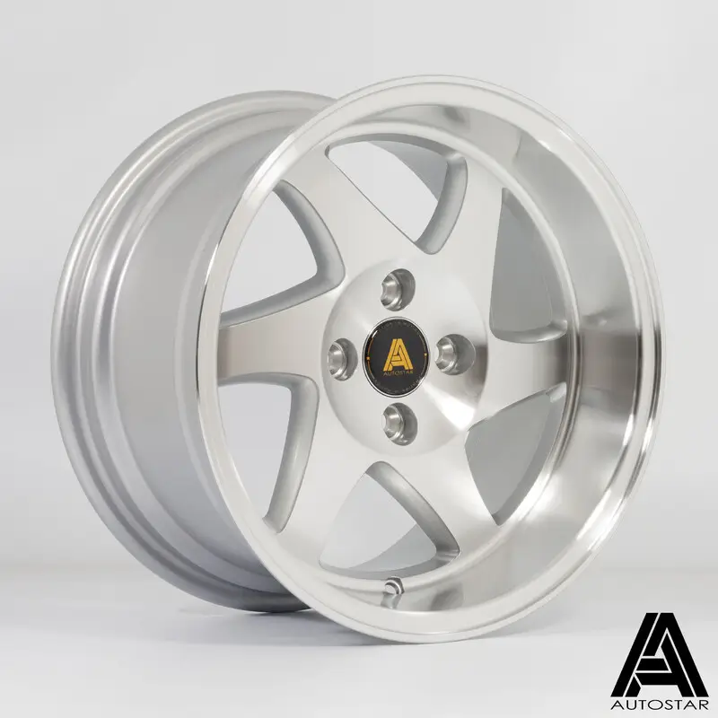 Autostar Blade 15x8" 4x100 ET20, Gris Argenté Livraison Express