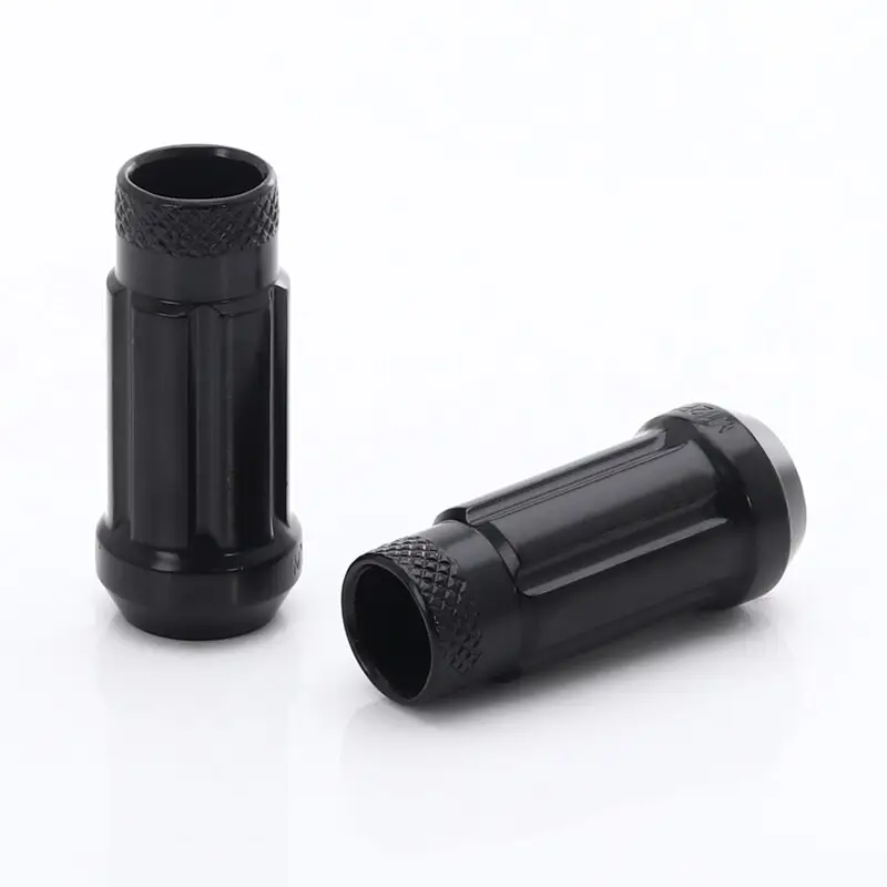 Ecrous JN4 Noirs en Acier Forgé M12x1.25 (Débouchants, Pack de 20) Offre Exclusive
