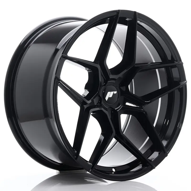 Jusqu’à Épuisement Des Stocks Japan Racing JR-34 Extreme Concave 20x10.5" (5 trous - sur mesure) ET20-35, Noir Brillant