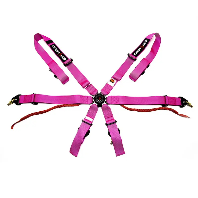 Soldes Harnais 6 Points DriftShop - Rose - FIA 2026