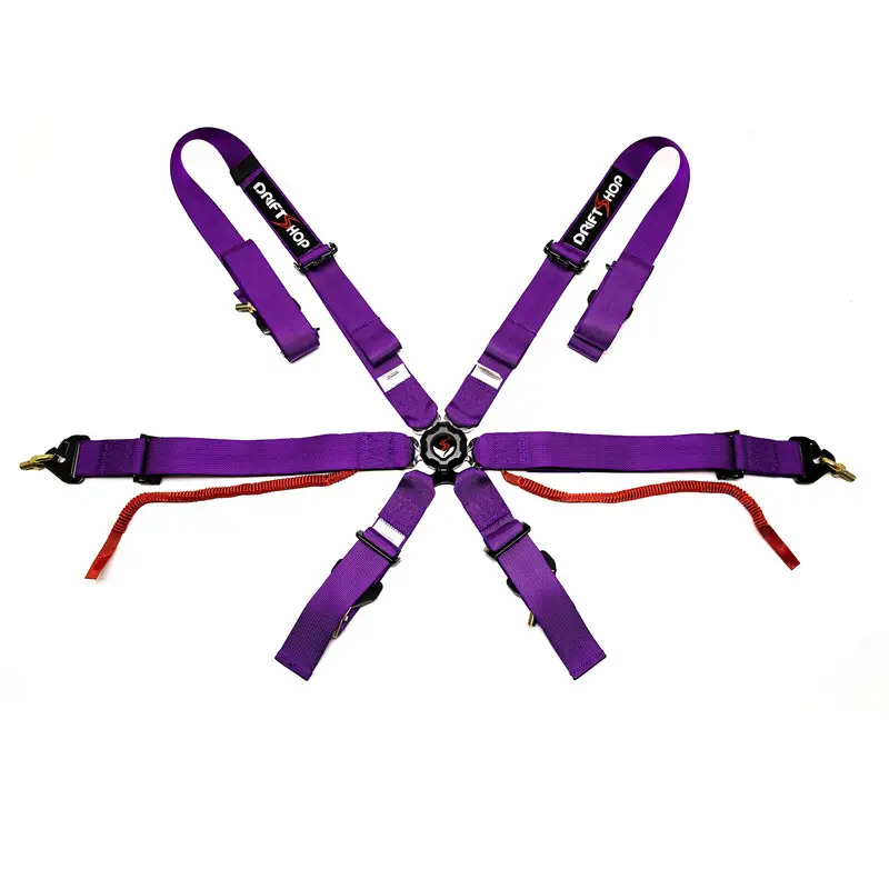 Harnais 6 Points DriftShop - Violets - FIA 2026 Meilleure Vente