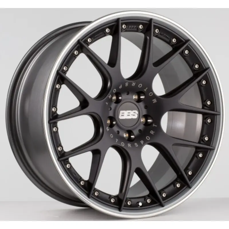 BBS CH-RII 21x11.5" 5x130 ET64, Noir Satiné Expédition Rapide