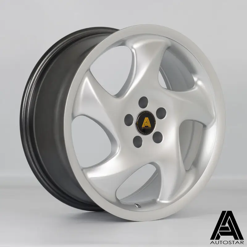 Autostar Twist 17x7.5" 5x100 ET35, Gris Argenté Meilleure Vente