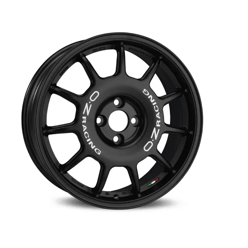 OZ Leggenda 17x7" 4x100 ET42, Noir Mat, Lettres Blanches Meilleure Vente
