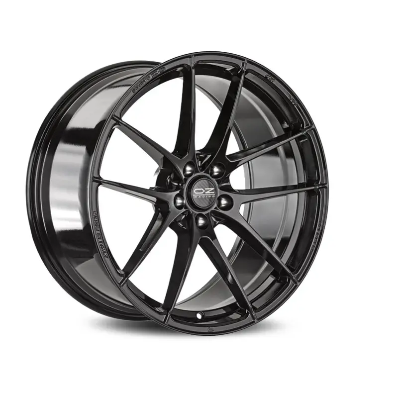 Meilleure Vente OZ Leggera HLT 17x7.5" 5x112 ET35, Noir Brillant