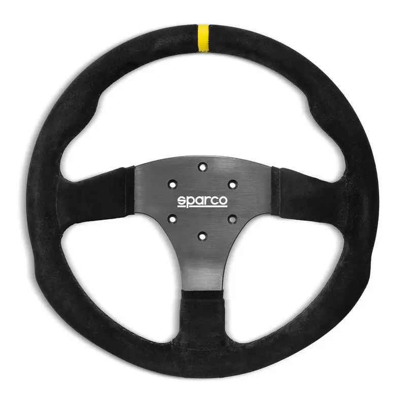 Volant Sparco R350, Plat, Cuir Retourné Bon Marché