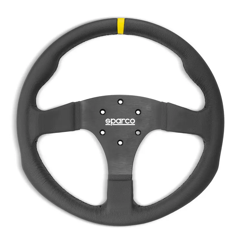 Marque Volant Sparco R350, Plat, Cuir