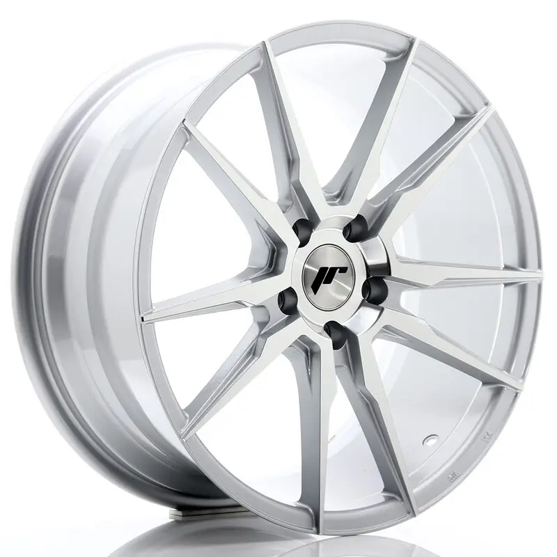 Retour Gratuit Japan Racing JR-21 19x8.5" 5x114.3 ET40, Gris Argenté
