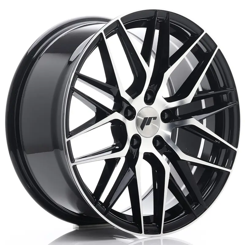 Prix Choc Japan Racing JR-28 18x8.5" 5x114.3 ET40, Noir Brillant / Poli