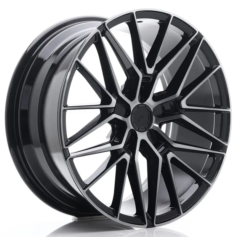 Meilleure Vente Japan Racing JR-38 19x8.5" 5x114.3 ET45, Noir Mat & Brillant