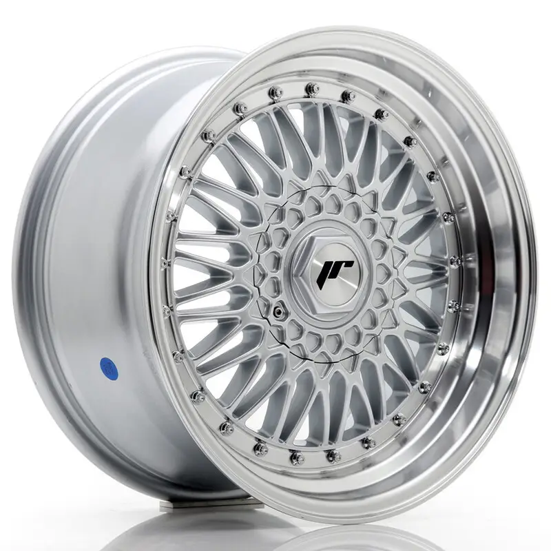 Livraison Express Japan Racing JR-9 17x8.5" (4 & 5 trous - sur mesure) ET20-35, Gris Argenté