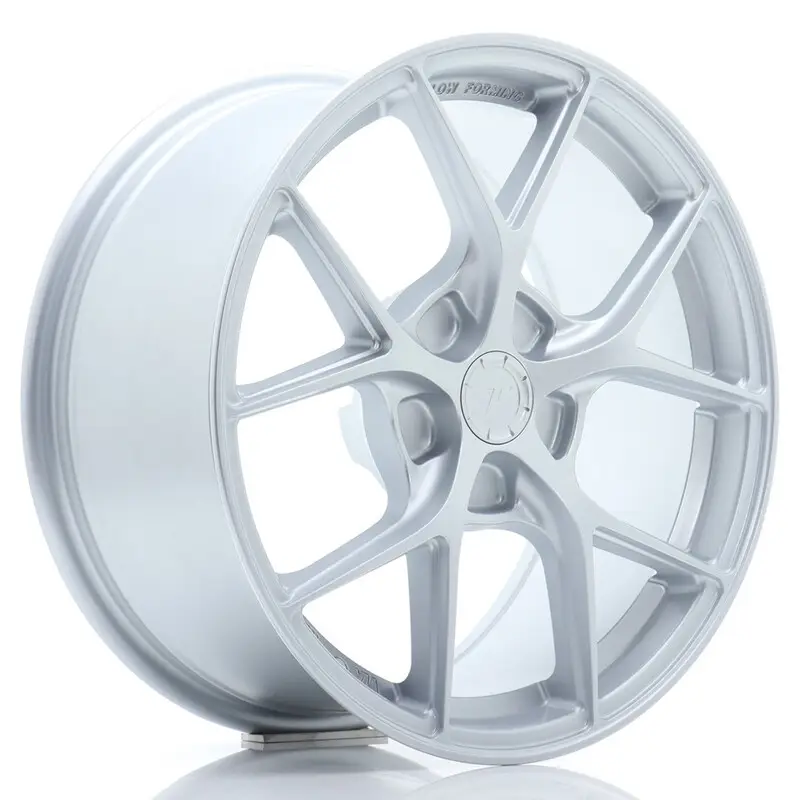 Japan Racing SL-01 Super Light 17x8" (5 trous - sur mesure) ET20-45, Gris Argenté Bon Plan