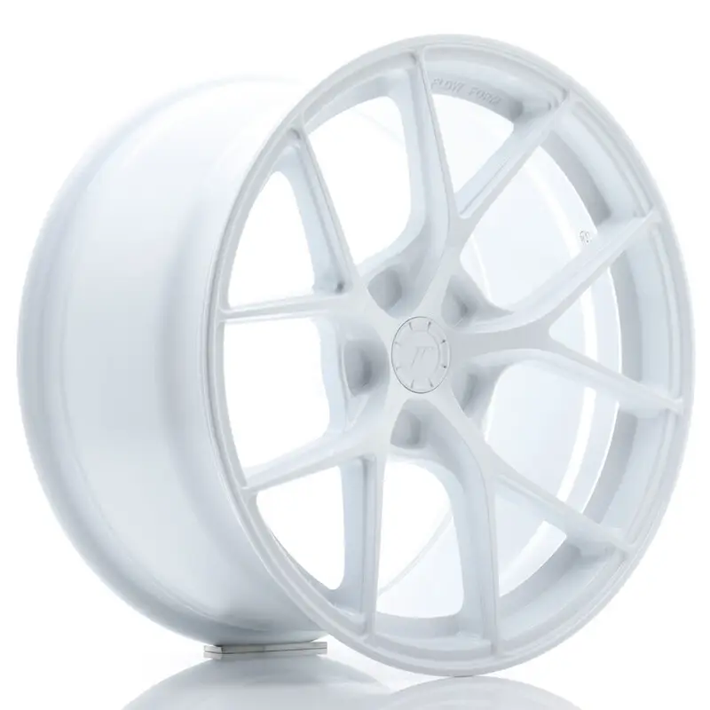 Japan Racing SL-01 Super Light 18x9.5" (5 trous - sur mesure) ET25-38, Blanc Prix Choc