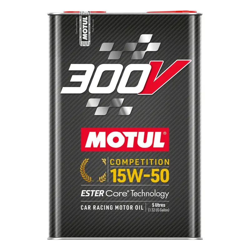 Huile Motul 300V Compétition 15W50 (5L) Offre Limitée