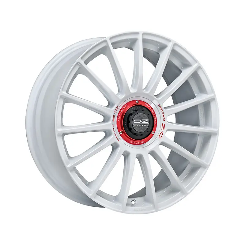 OZ Superturismo Evoluzione WRC 18x8" 5x112 ET35, Blanc Usine Directe