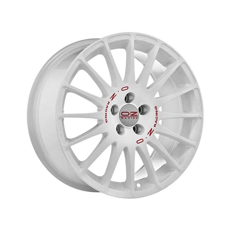OZ Superturismo WRC 18x7" 4x100 ET39, Blanc Expédition Rapide
