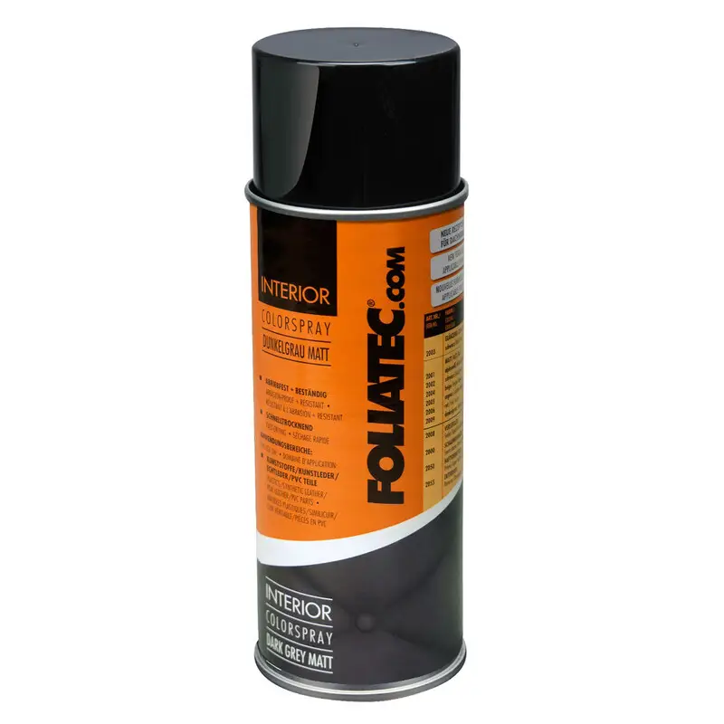 Peinture Habitacle Foliatec ColorSpray Gris Foncé Mat (400 mL) Dernier Modèle