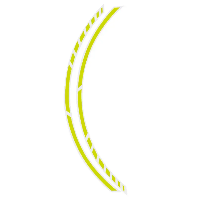Jusqu’à Épuisement Des Stocks Stripe pour Jantes Foliatec Racing Vert Fluo