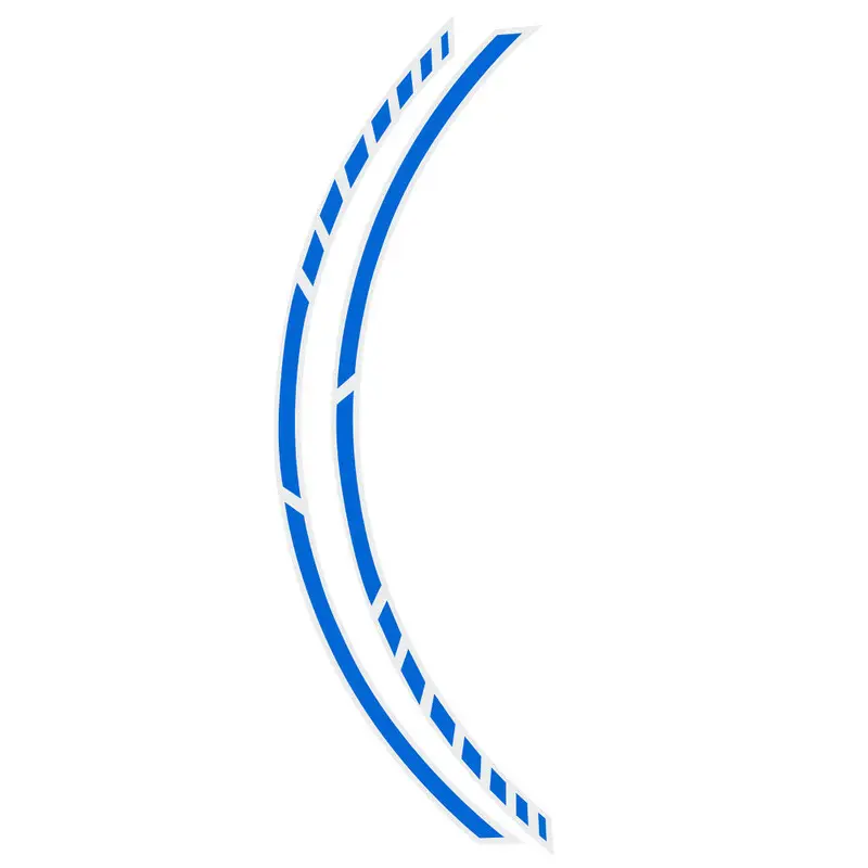 Solde Stripe pour Jantes Foliatec Racing Bleu GT