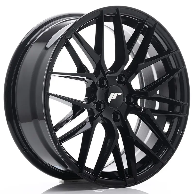Offre Du Jour Japan Racing JR-28 18x7.5" 5x100 ET40, Noir Brillant