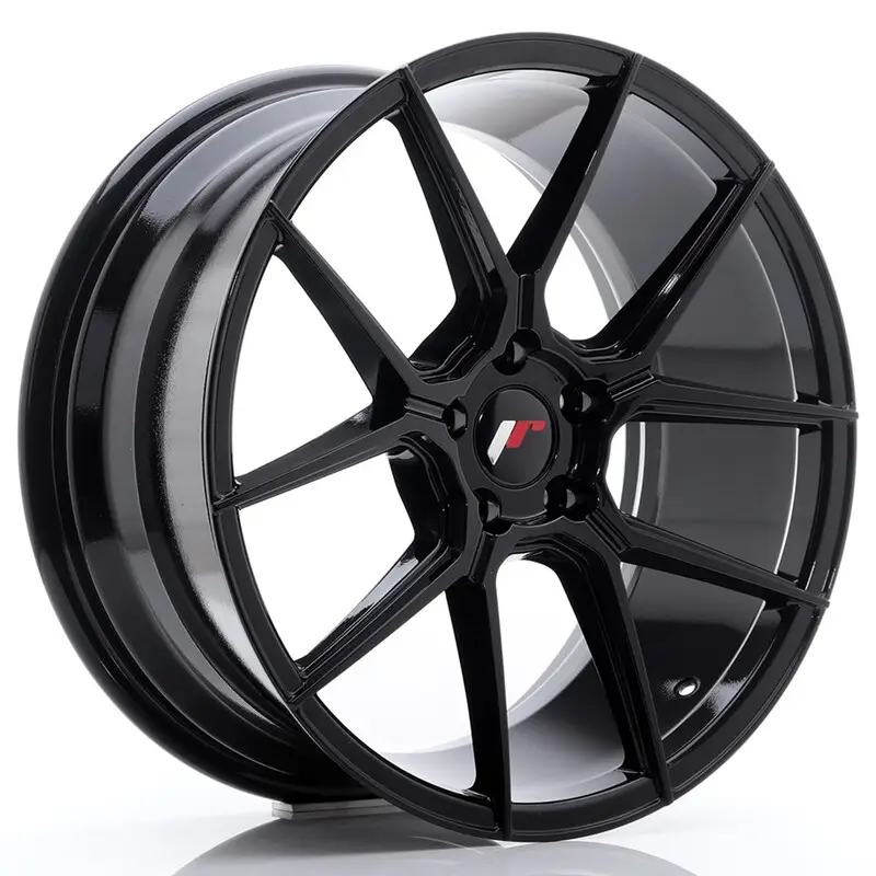 Seulement Aujourd’hui Japan Racing JR-30 19x8.5" 5x114.3 ET40, Noir Brillant