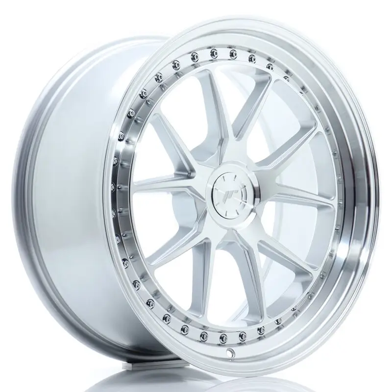 Meilleur Choix Japan Racing JR-39 19x8.5" (5 trous - sur mesure) ET15-35, Gris Argenté
